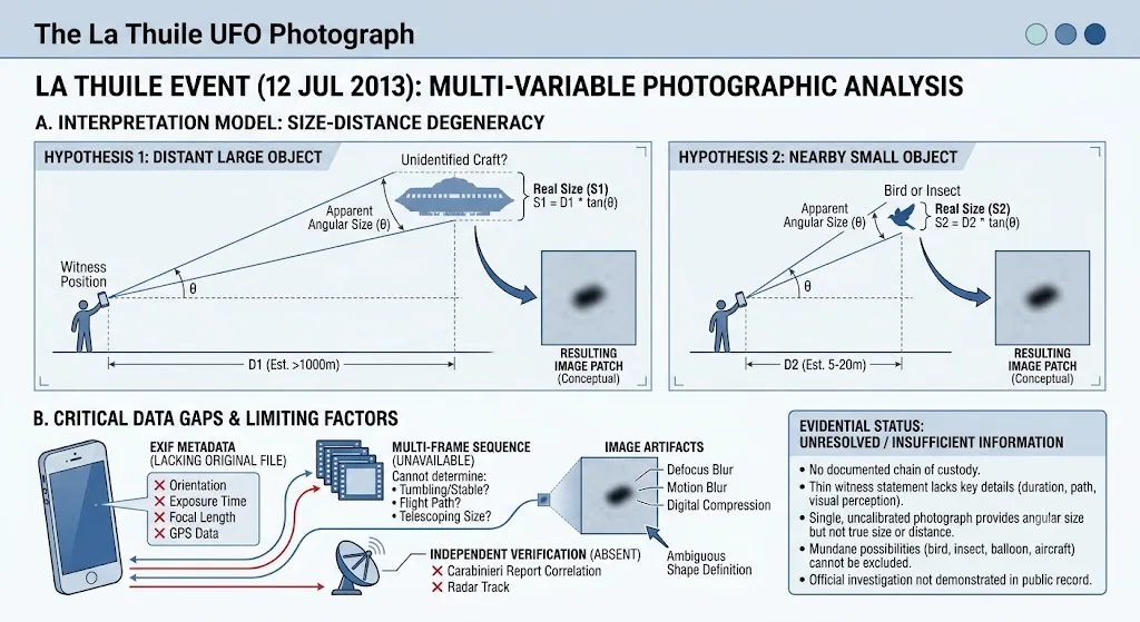 Overview image for How Strong Is the La Thuile UFO Photograph? | Aosta Valley
