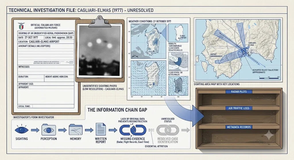 Overview image for Why So Many Sardinian UFO Cases Stay Unresolved