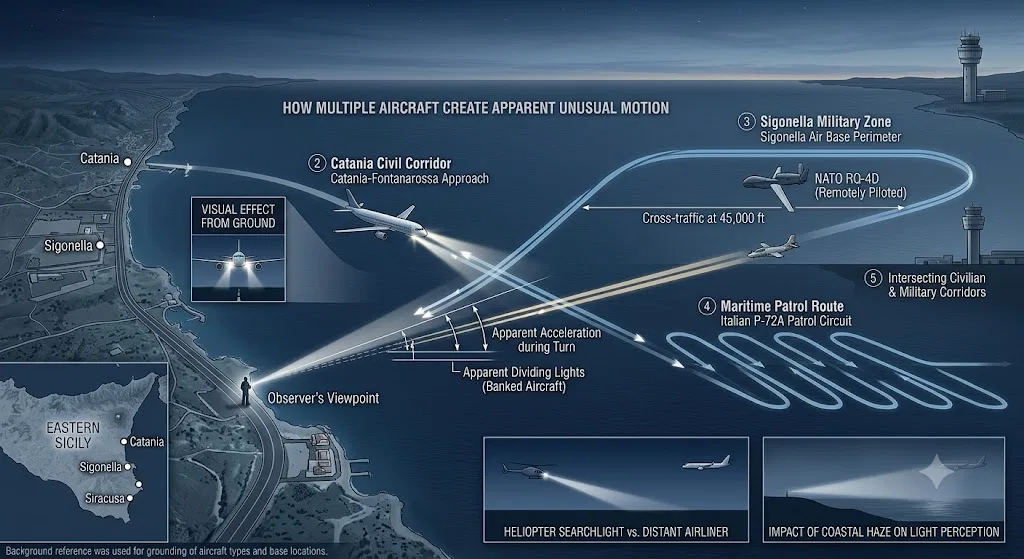 Overview image for Do Sicily's Military Skies Explain More Sightings? | Sicily UFO Files