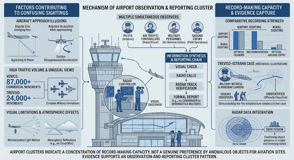 Overview image for Do UFOs Favour Airports or Better Observers? | Veneto