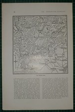 Listing image for 1916 WWI WW1 PRINT ~ THE TRENTINO FRONT MAP ~ PADUA VENICE LOMBARDY AUSTRIA