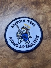 Listing image for AVIANO AIR BASE ITALY IT-951 AFJROTC Vtg PATCH AIR FORCE ROTC JROTC Rare 70s 80s