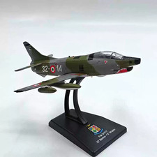 Listing image for 1:100 Fiat G-91Y Attack Aircraft No.32 Alloy Diecast Plane Model