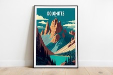 Listing image for 3 Dolomites Poster - Dolomites Print - Dolomites - Dolomites Wall Art - Italy Po
